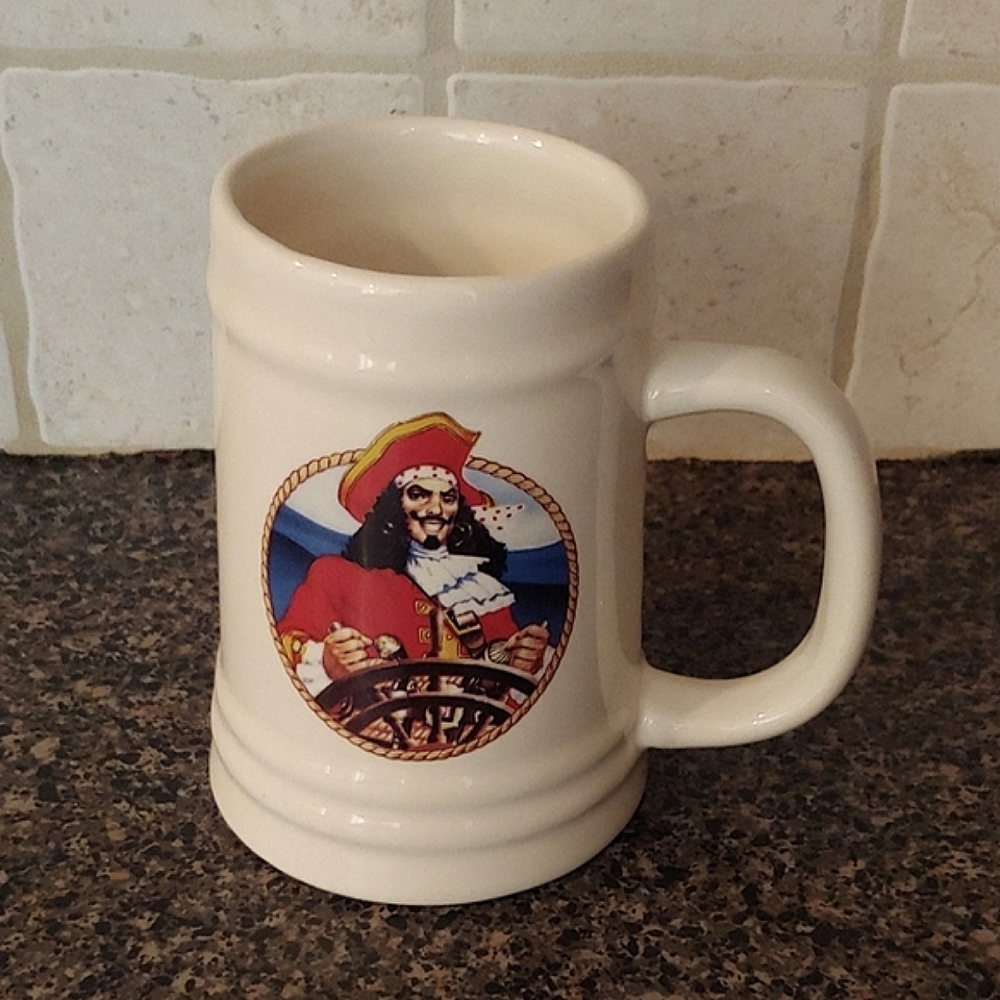Captain Morgan Rum Collectable Ceramic Mug Stein. Adult Beverage